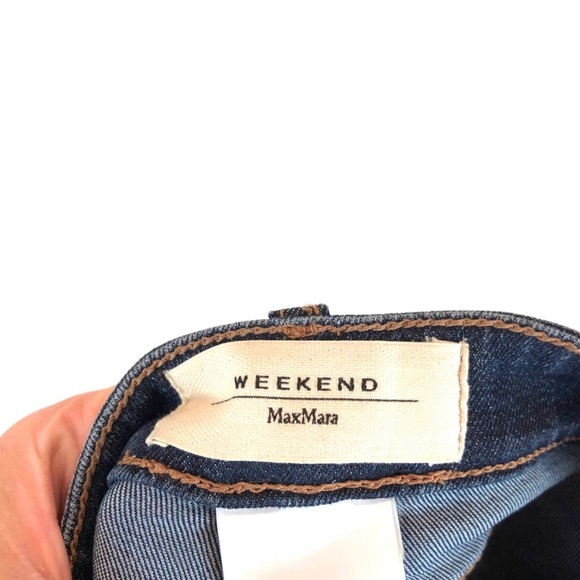 Weekend MaxMara W111 Skinny Jeans Dark Wash Size 4 - Picture 5 of 7